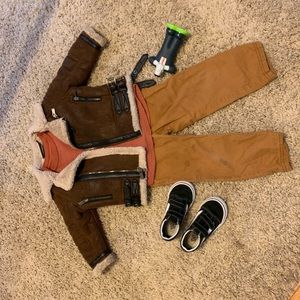 Toddler Jordan Craig faux fur Jacket